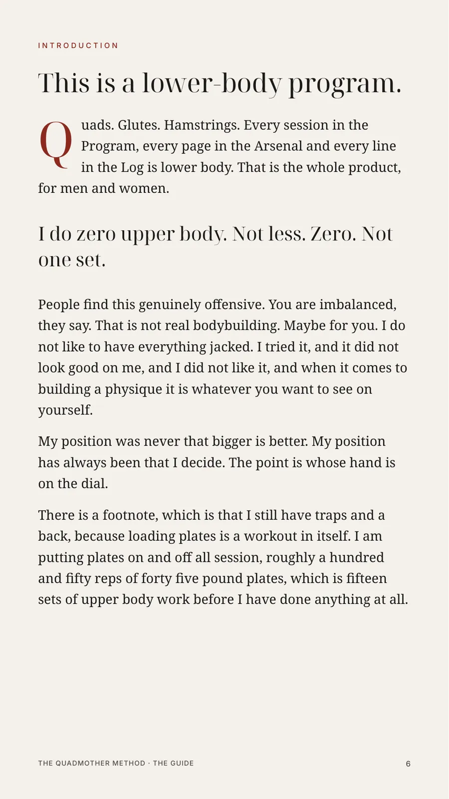 A page from The Guide